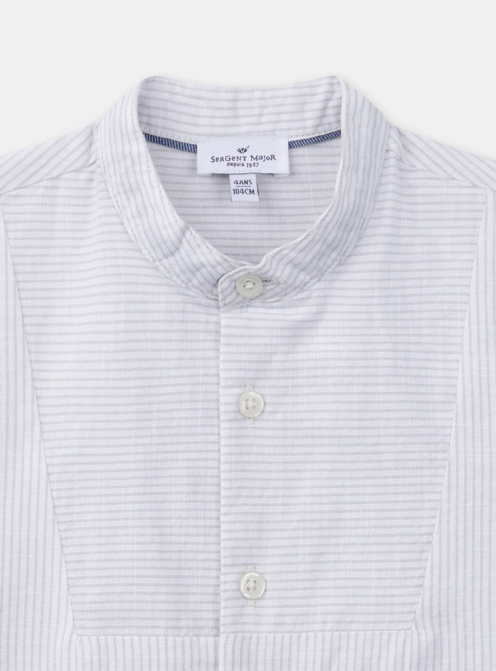 Sergent Major Chemise-Chemise Blanche