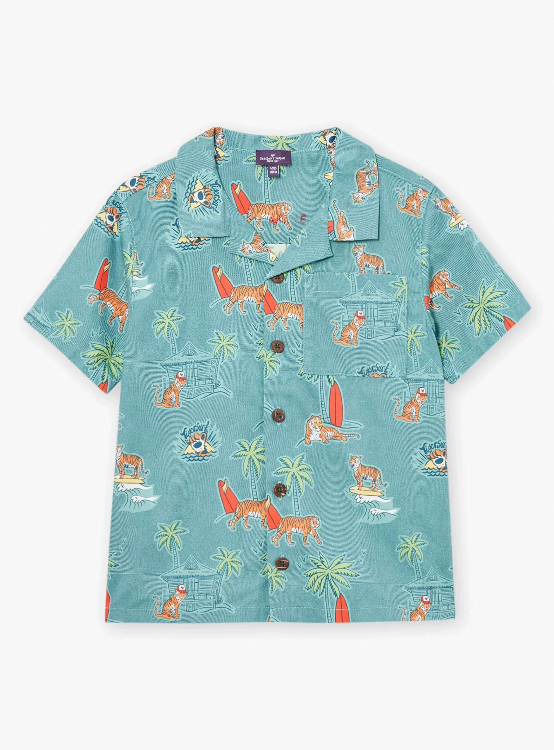 Sergent Major Chemise-Chemise Bleue
