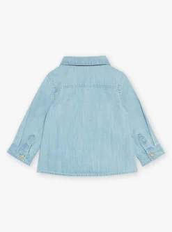 Sergent Major Chemise, T-shirt & Polo-Chemise bleue en jean
