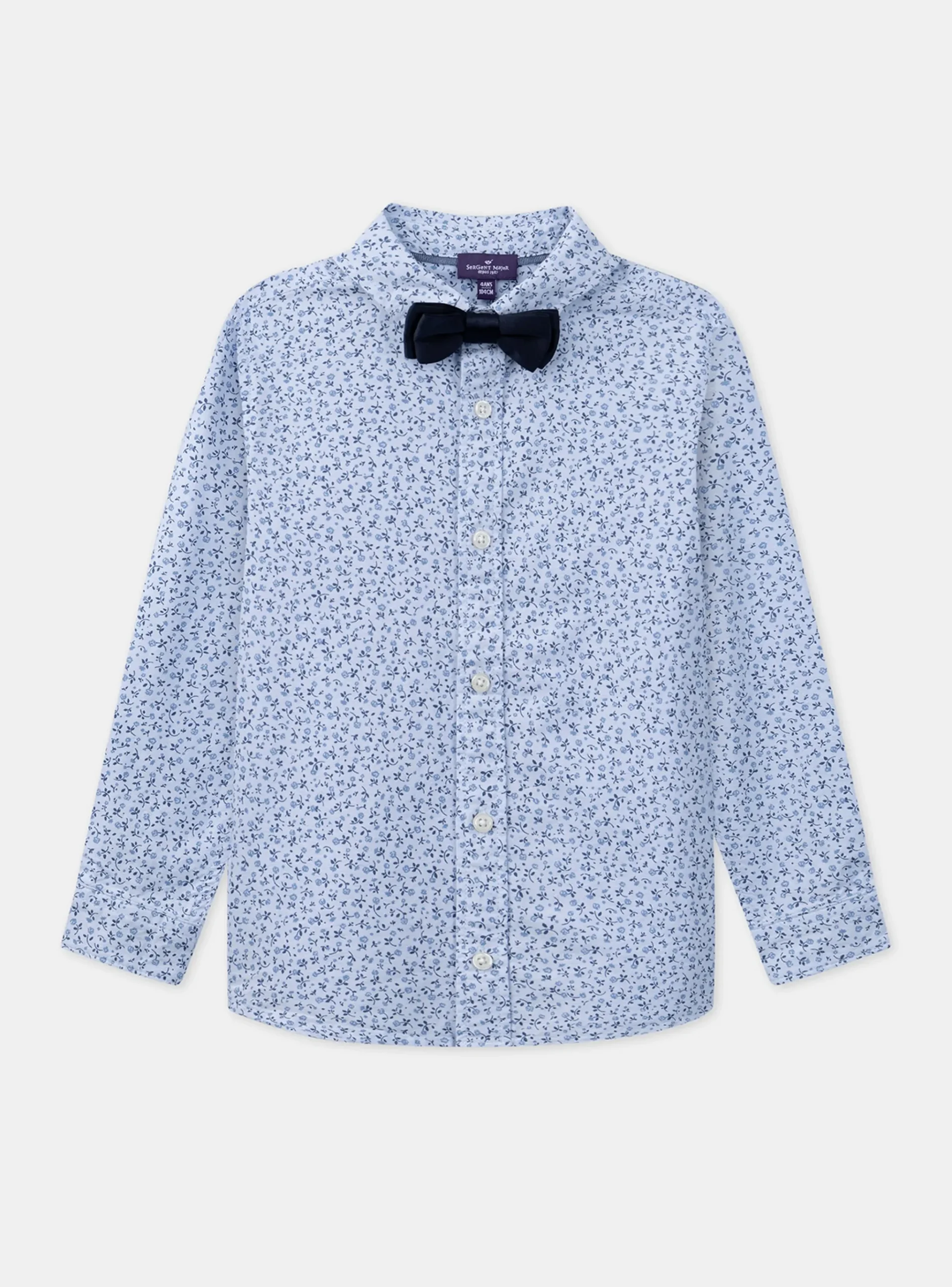 Sergent Major Chemise-Chemise bleue oxford