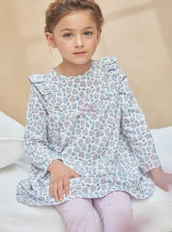 Sergent Major Pyjama-Chemise de Nuit Ecrue