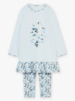 Sergent Major Pyjama-Chemise de nuit et legging bleu