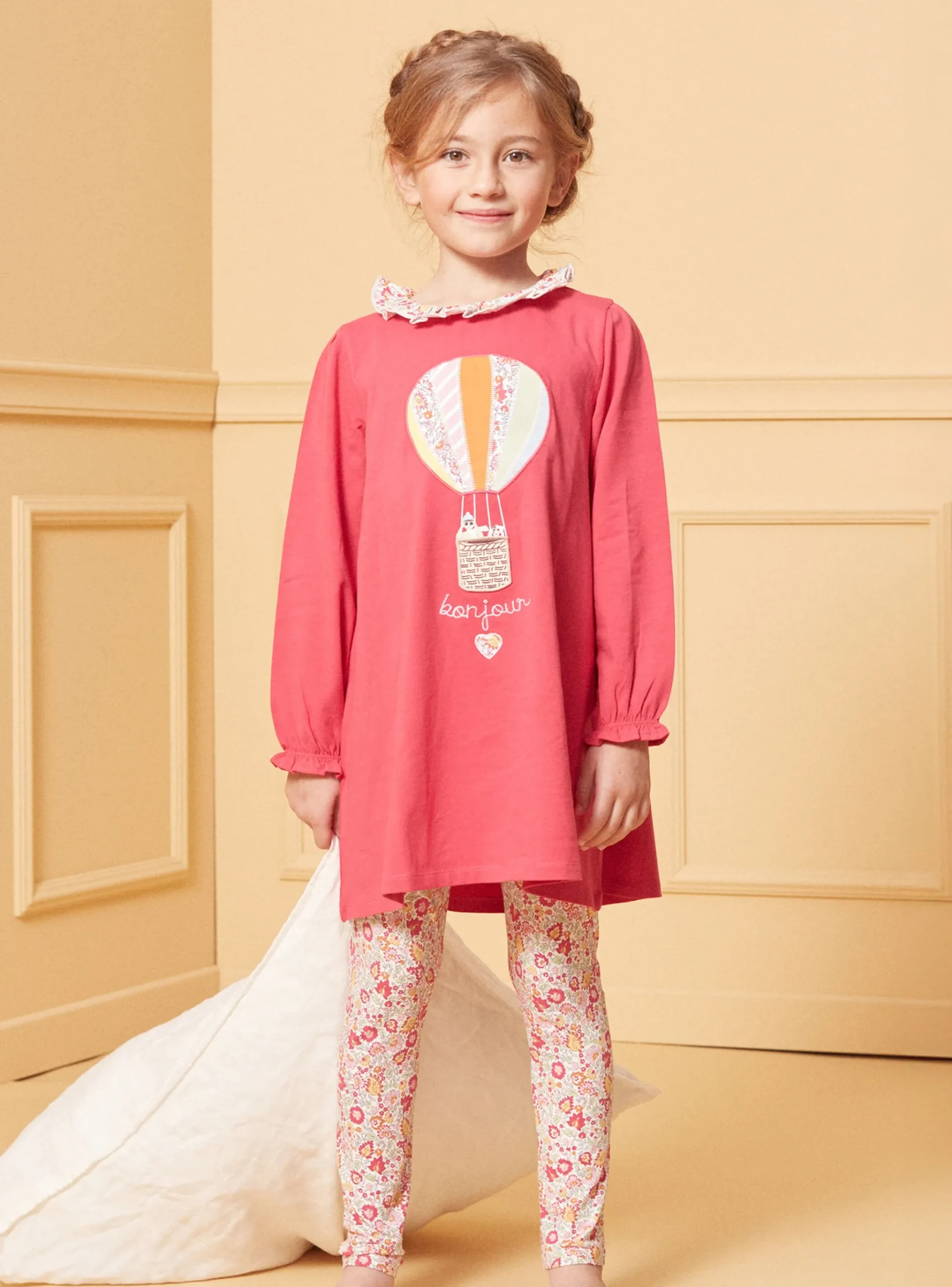 Sergent Major Pyjama-Chemise de nuit Montgolfier en jersey