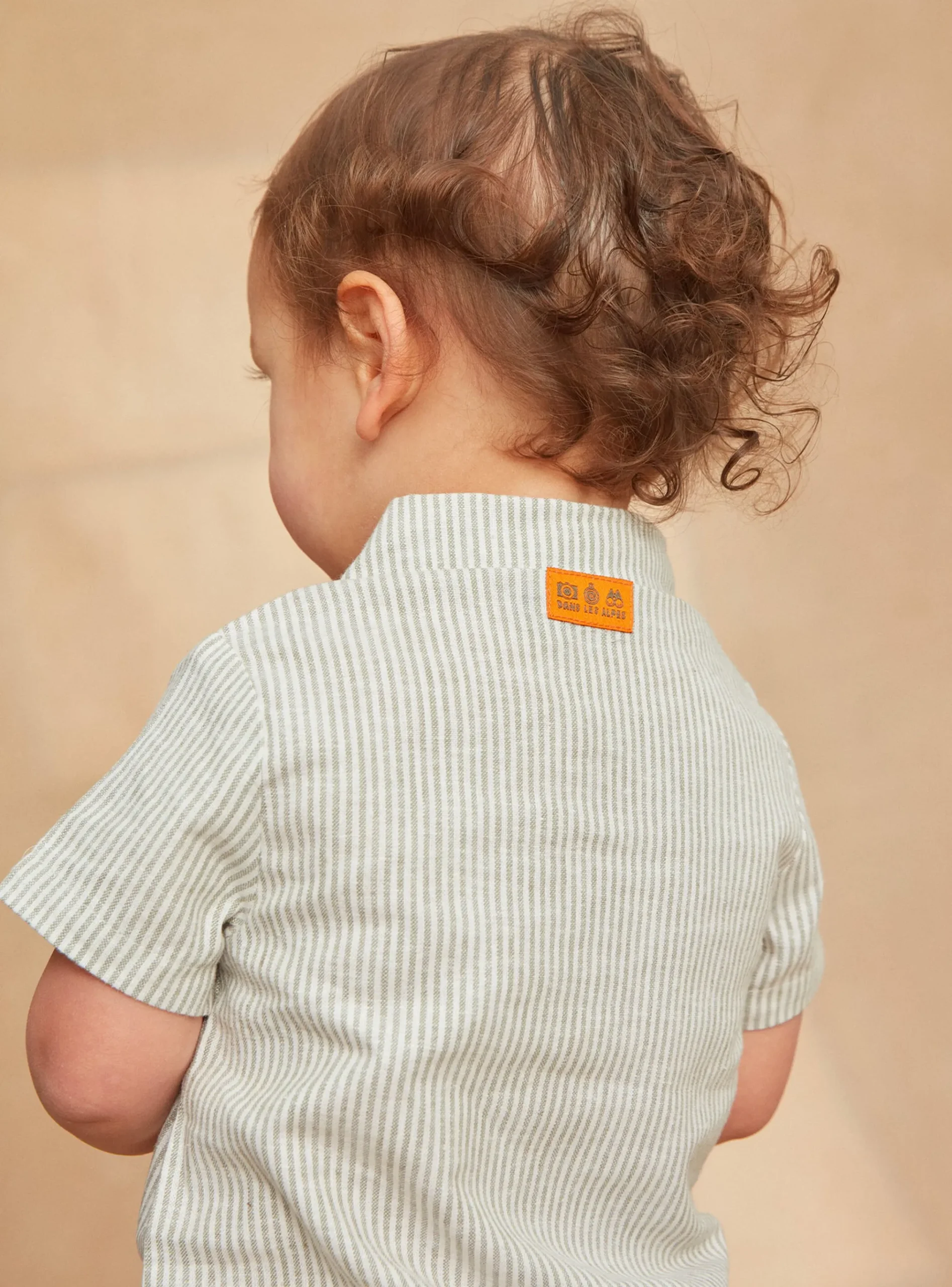 Sergent Major Chemise, T-shirt & Polo-Chemise écrue rayée