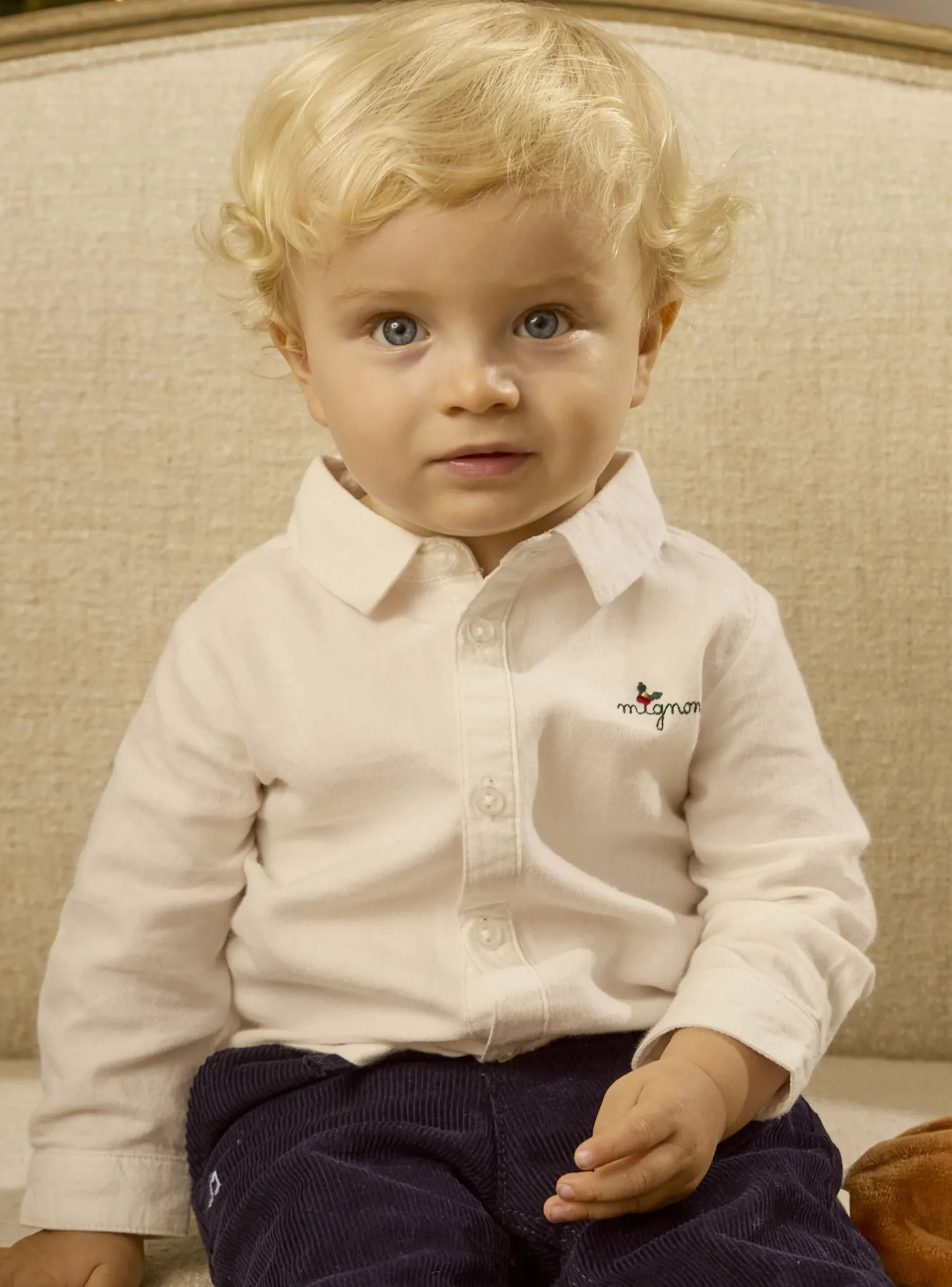 Sergent Major Chemise, T-shirt & Polo-Chemise inscription brodée
