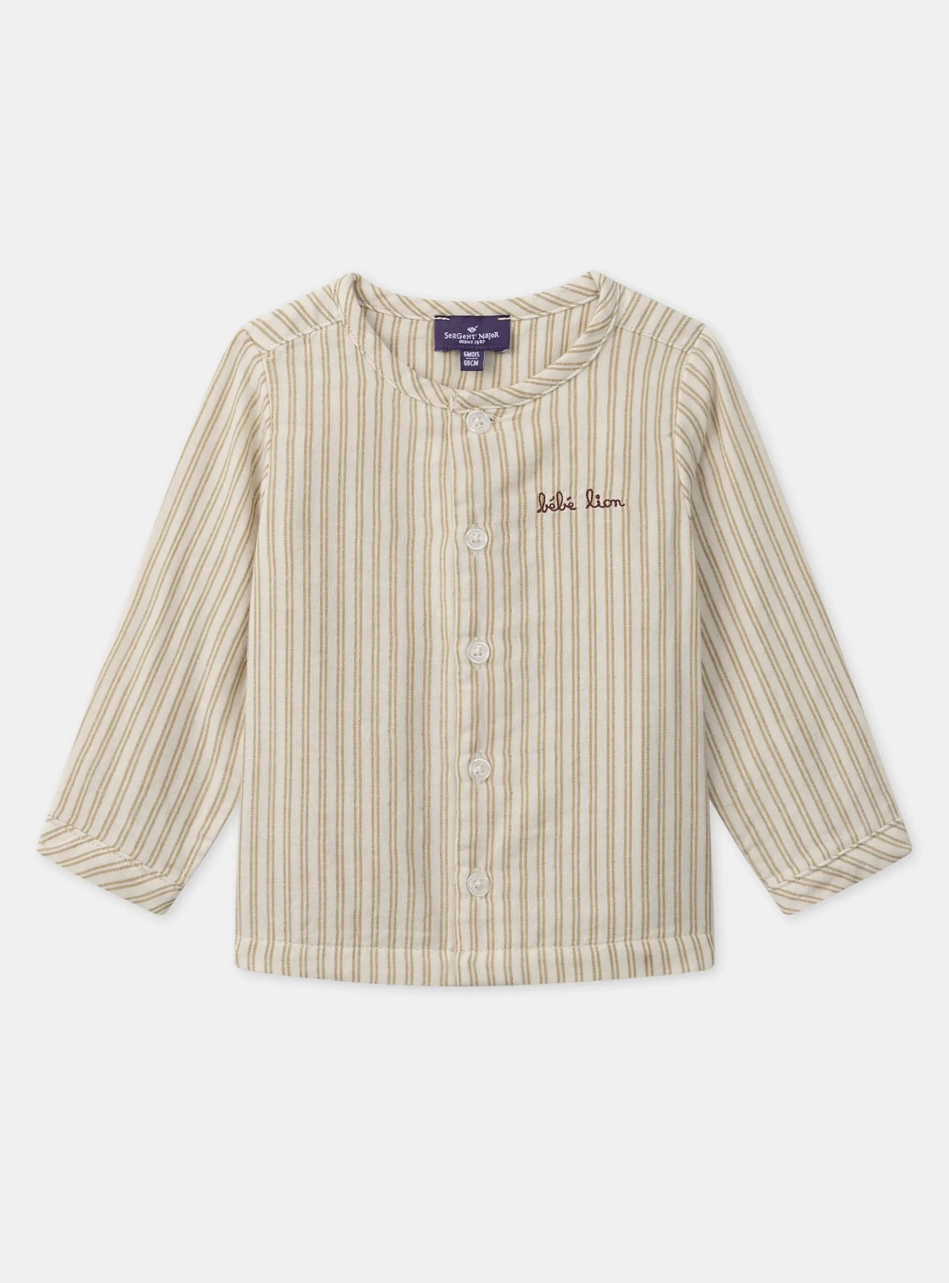Sergent Major Chemise, T-shirt & Polo-Chemise rayée