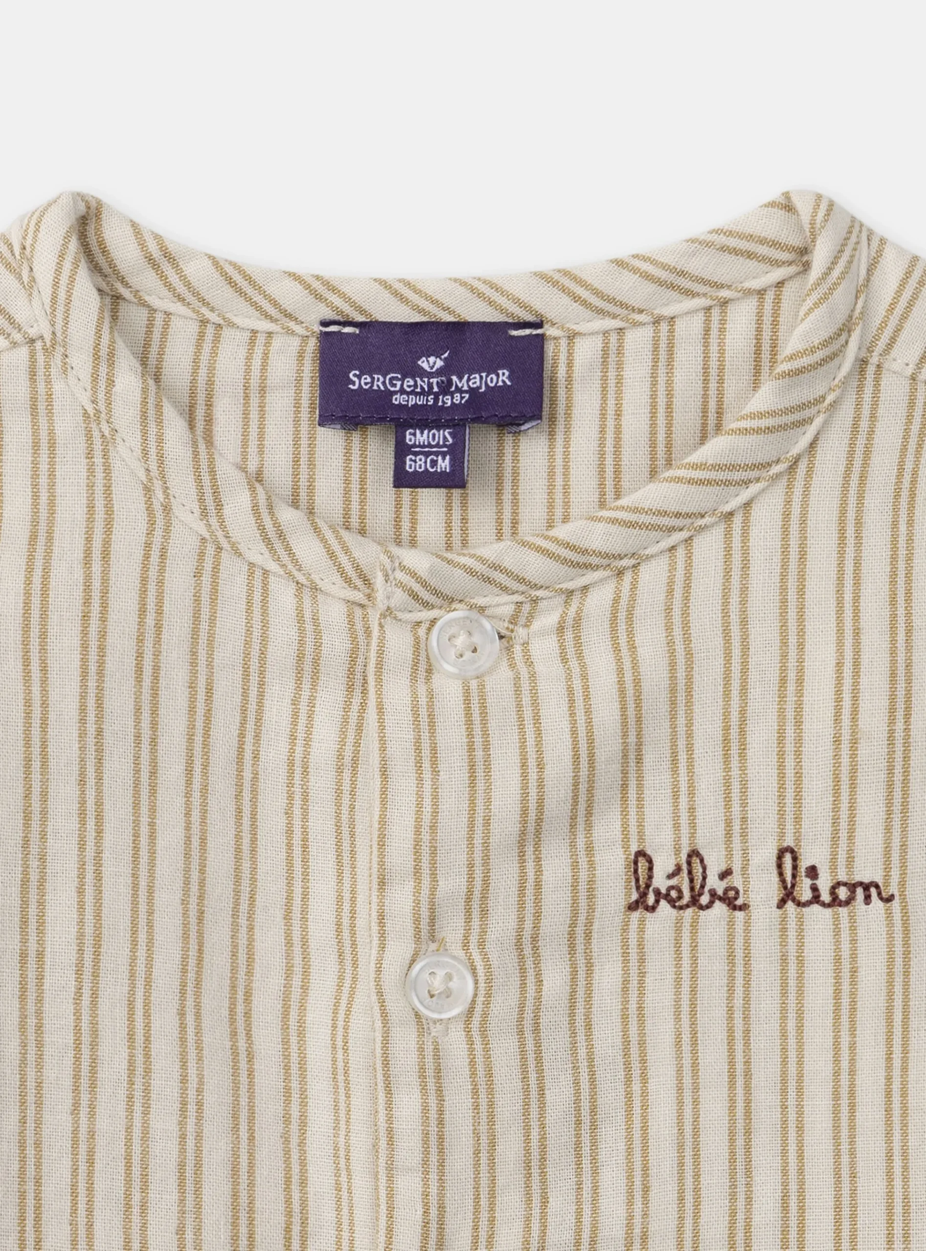 Sergent Major Chemise, T-shirt & Polo-Chemise rayée