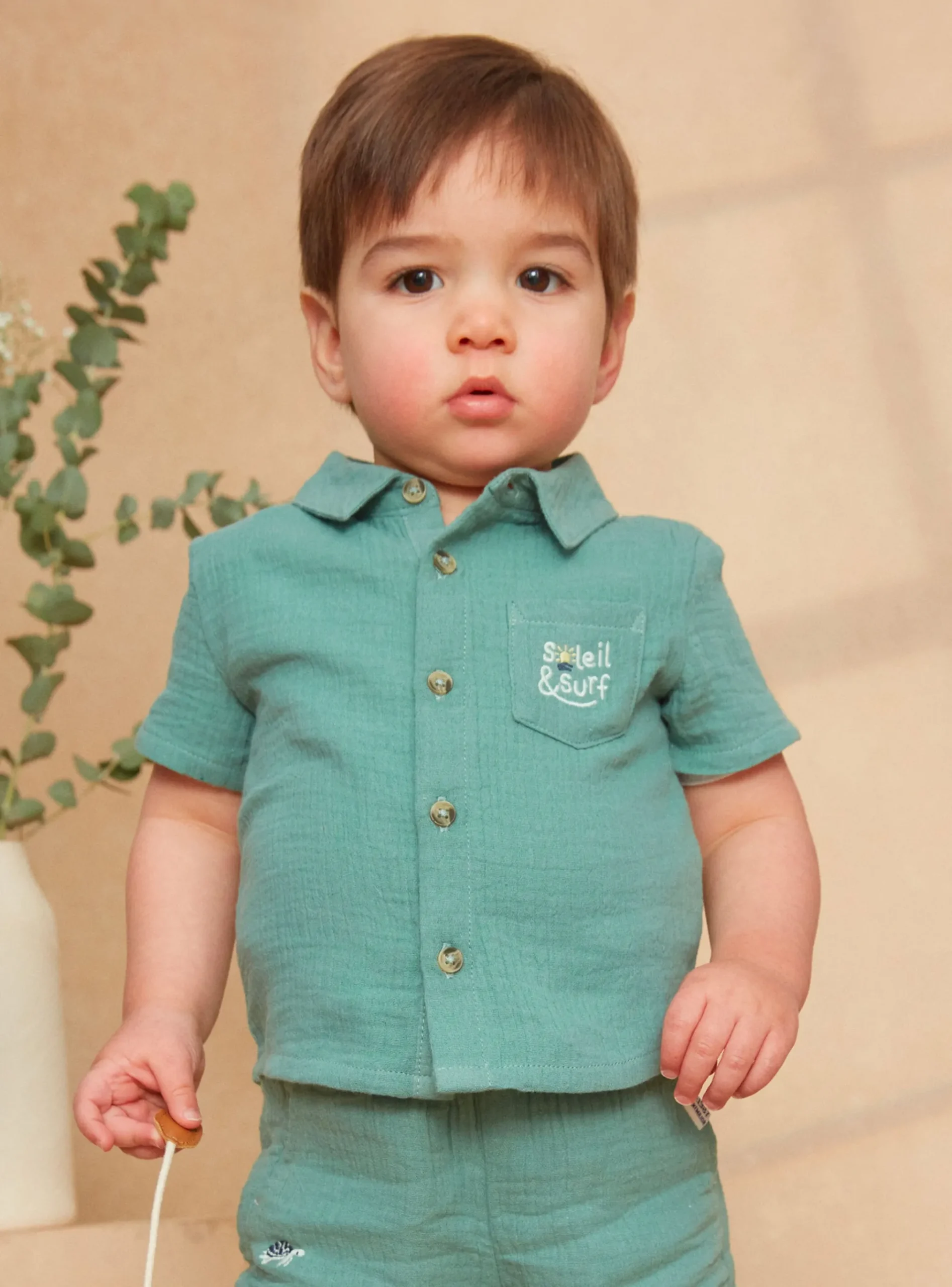 Sergent Major Chemise, T-shirt & Polo-Chemise Verte