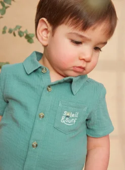 Sergent Major Chemise, T-shirt & Polo-Chemise Verte