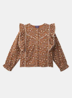 Sergent Major Blouse & T-shirt-Chemisier à motifs fleurs