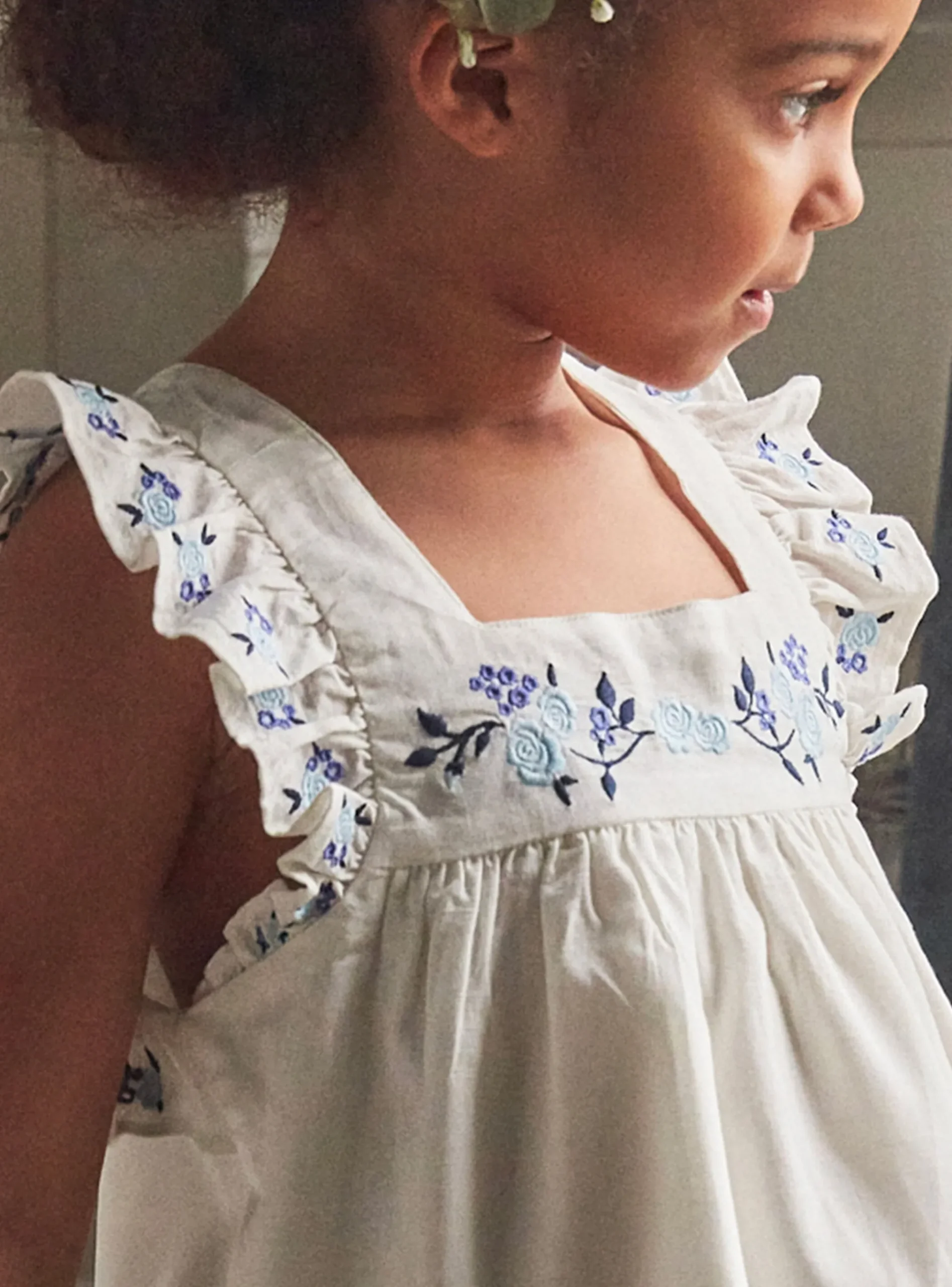 Sergent Major Blouse & T-shirt-Chemisier brodé de fleurs