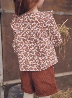 Sergent Major Blouse & T-shirt-Chemisier &eacute;cru &agrave; imprim&eacute; fleuri