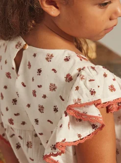Sergent Major Blouse & T-shirt-Chemisier fleuri &eacute;cru