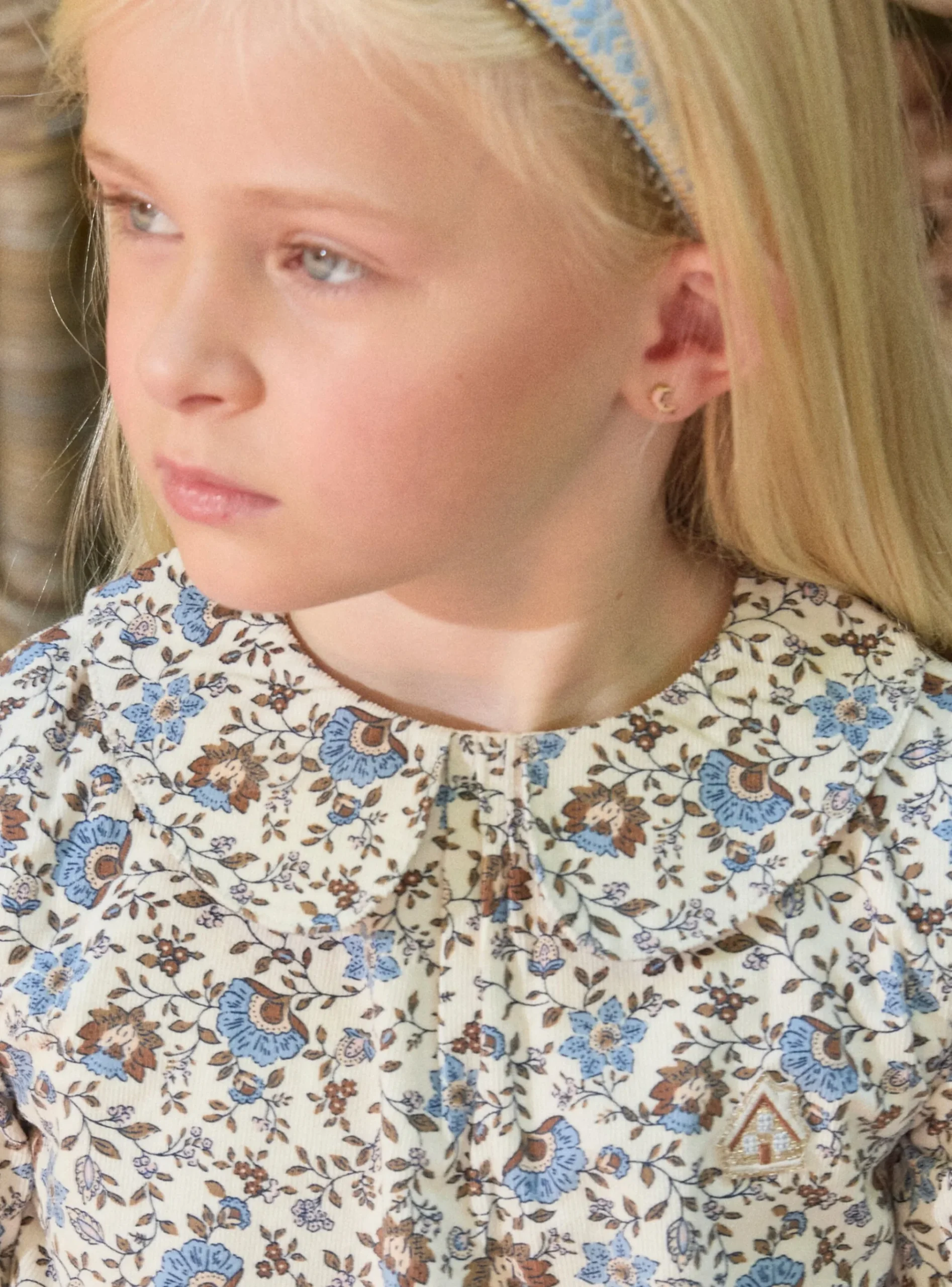 Sergent Major Blouse & T-shirt-Chemisier fleuri en velours