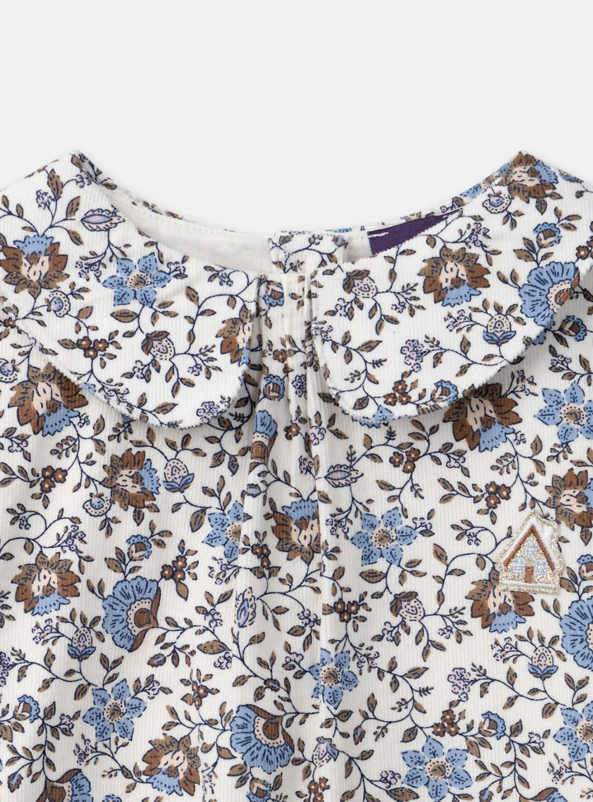 Sergent Major Blouse & T-shirt-Chemisier fleuri en velours