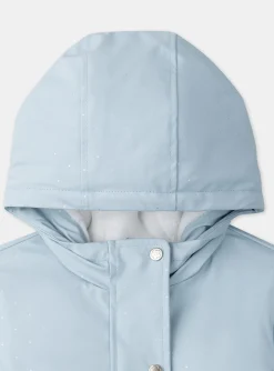 Sergent Major Manteau, Parka & Veste-Cir&eacute; bleu &agrave; capuche