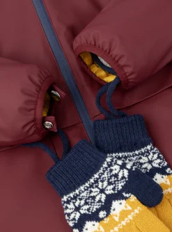 Sergent Major Manteau, Parka & Veste-Ciré Bordeau 3 en 1
