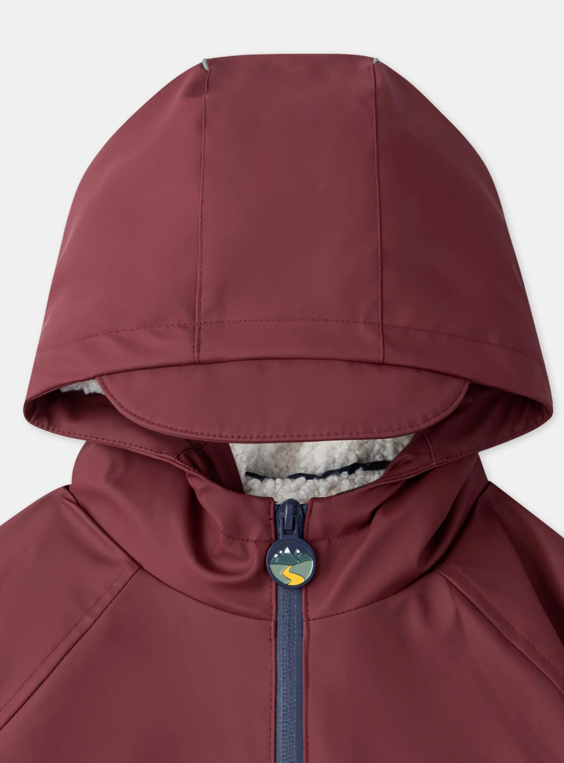 Sergent Major Manteau, Parka & Veste-Ciré Bordeau 3 en 1
