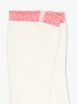 Sergent Major Chaussettes & Collant-Collants &eacute;crus &agrave; motif chat