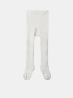 Sergent Major Sous-vêtement, Chaussette & Collant-Collants &eacute;crus maille c&ocirc;tel&eacute;e