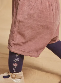 Sergent Major Chaussettes & Collant-Collants lavande à motifs fleuris