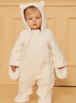 Sergent Major Manteau, Parka & Veste-Combinaison Pilote Blanc cassé