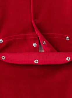 Sergent Major Pyjama & Grenouillère-Dors-bien en velours avec bonnet de Noël