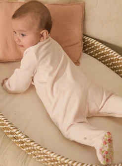 Sergent Major Pyjama & Grenouillère-Dors-bien en velours d&eacute;vor&eacute;