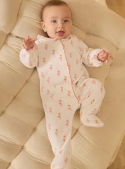 Sergent Major Pyjama & Grenouillère-Dors-bien en velours imprim&eacute;