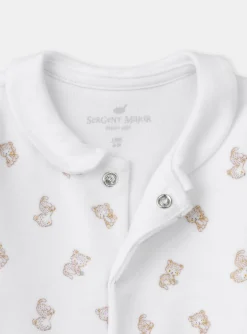Sergent Major Pyjama & Grenouillère-Dors-bien en velours imprimé