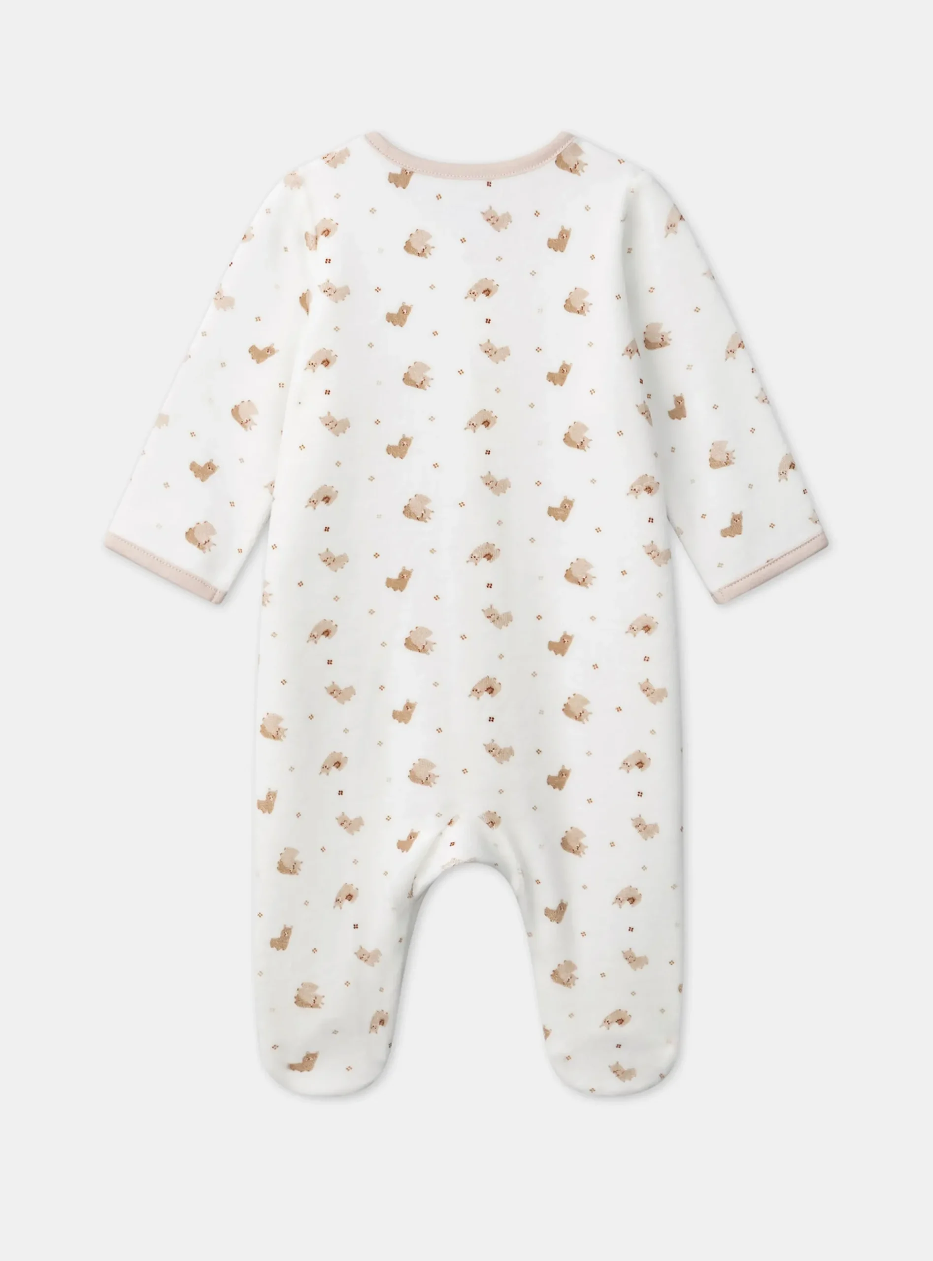 Sergent Major Pyjama & Grenouillère-Dors-bien en velours imprimé