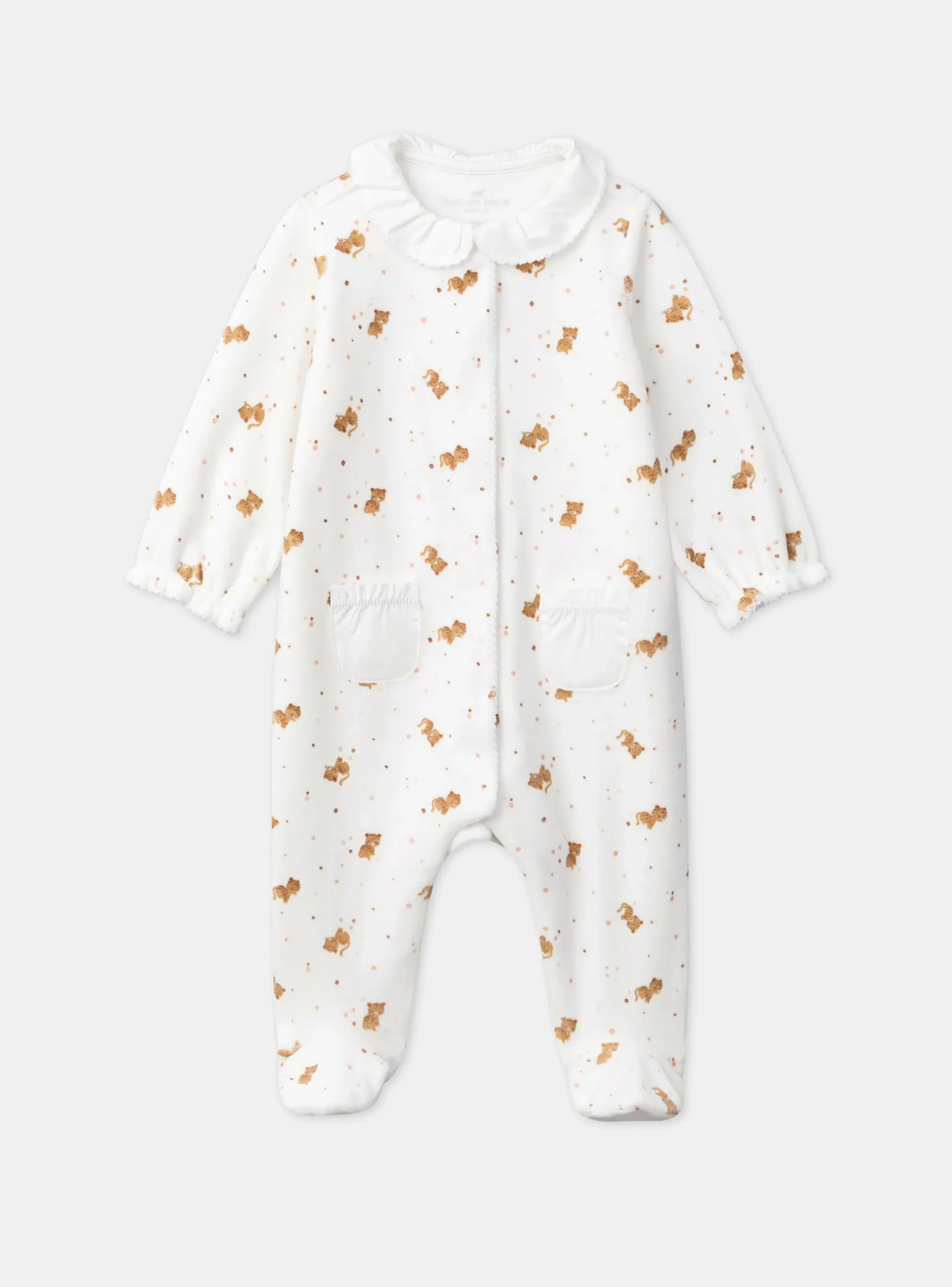 Sergent Major Pyjama & Grenouillère | Tenues & Ensembles-Dors-bien en velours imrpimé