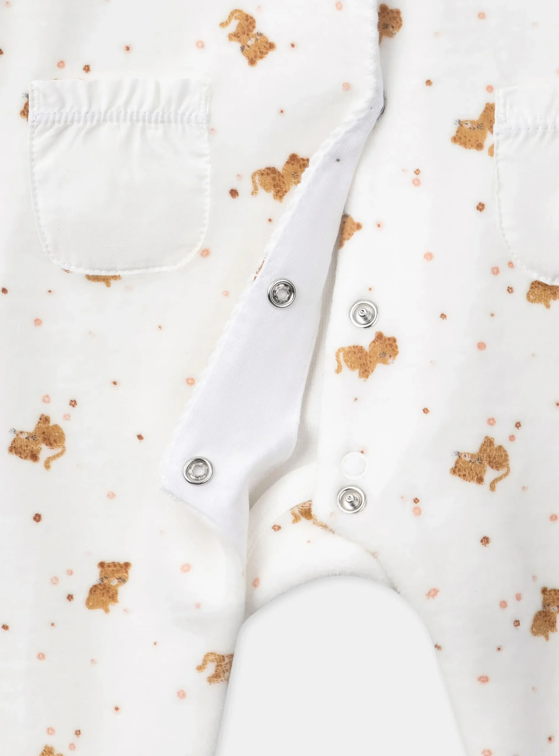 Sergent Major Pyjama & Grenouillère | Tenues & Ensembles-Dors-bien en velours imrpimé