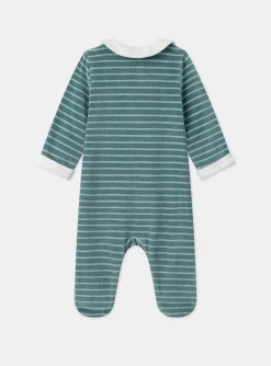 Sergent Major Pyjama & Grenouillère-Dors-bien en velours lapin