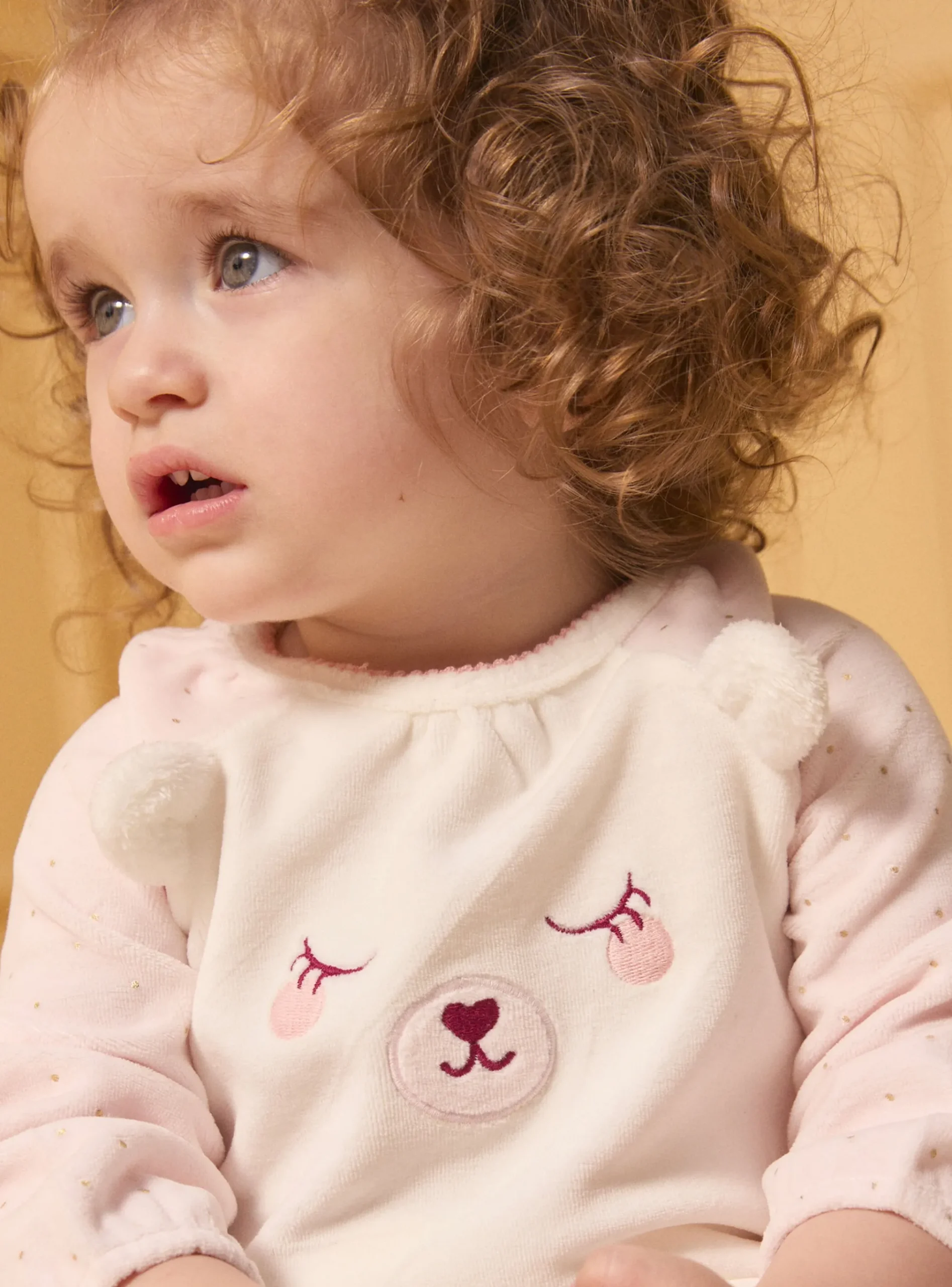 Sergent Major Pyjama & Grenouillère-Dors-bien en velours ours