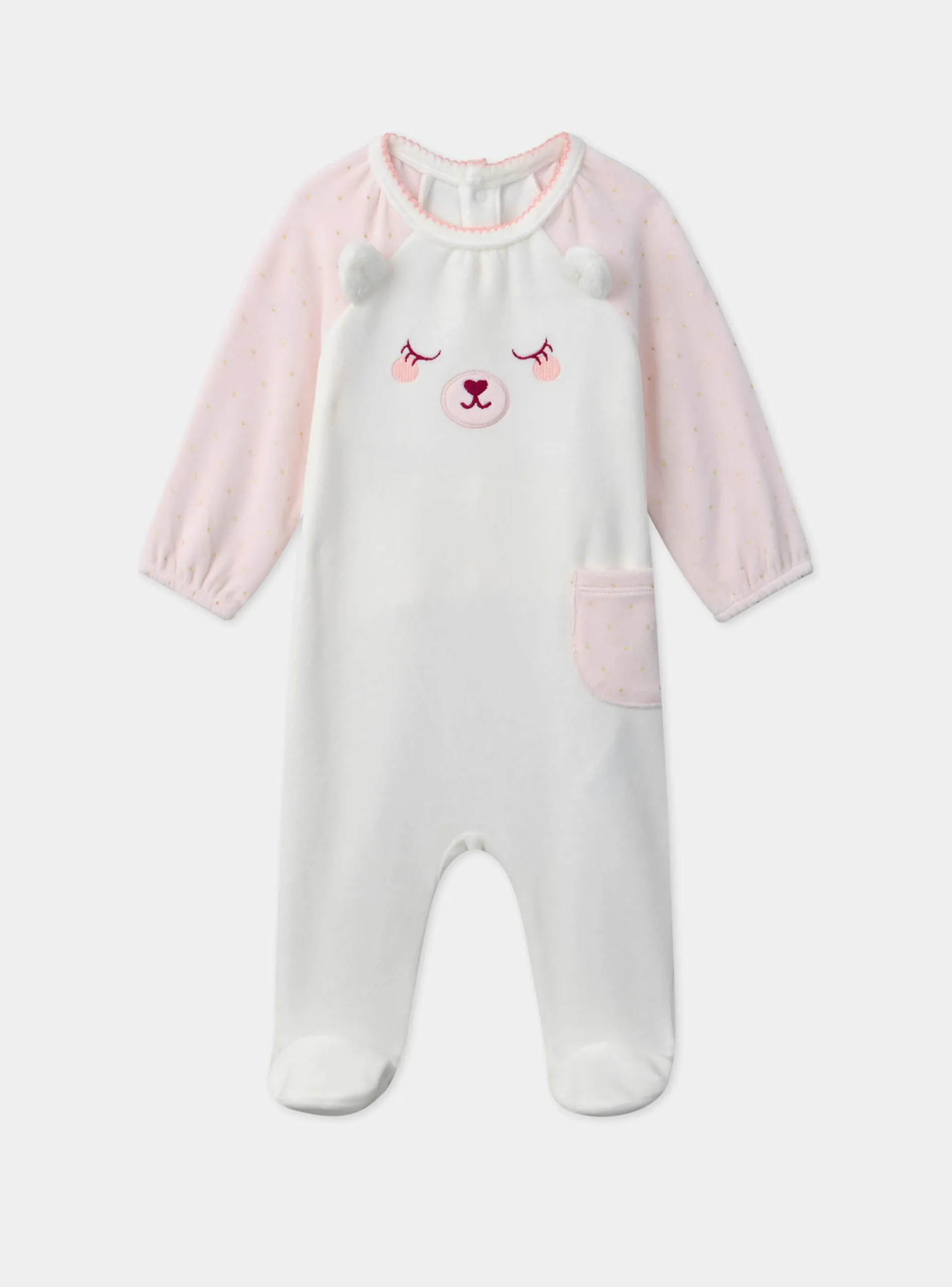 Sergent Major Pyjama & Grenouillère-Dors-bien en velours ours