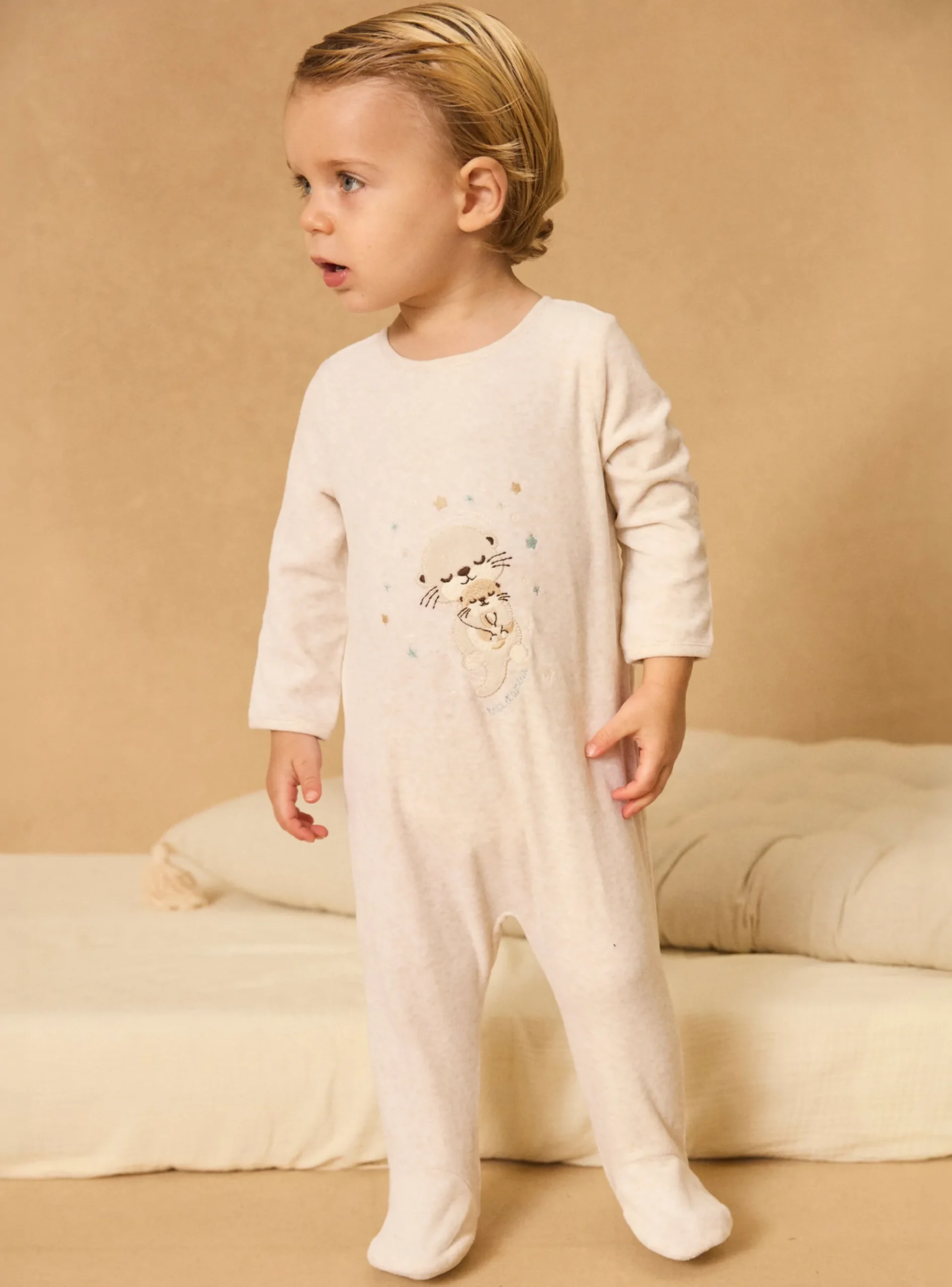 Sergent Major Pyjama & Grenouillère-Dors-bien loutre