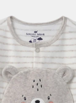 Sergent Major Pyjama & Grenouillère-Dors-bien ours avec bonnet