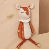 Sergent Major Jouets & Doudous-Doudou de naissance Biche gr&egrave;ge et roux