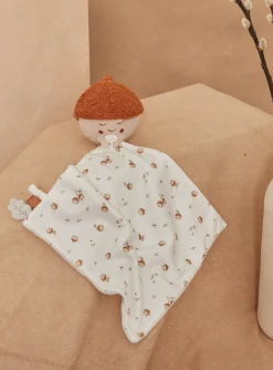 Sergent Major Jouets & Doudous-Doudou de naissance Petit Gland caramel et blanc