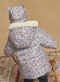 Sergent Major Manteau, Parka & Veste-Doudoune &agrave; capuche rose r&eacute;versible