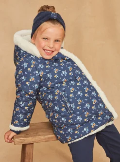 Sergent Major Manteau, Parka & Veste-Doudoune bleu marine et écrue réversible