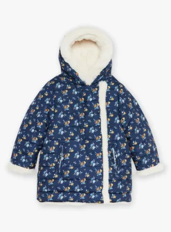 Sergent Major Manteau, Parka & Veste-Doudoune bleu marine et &eacute;crue r&eacute;versible
