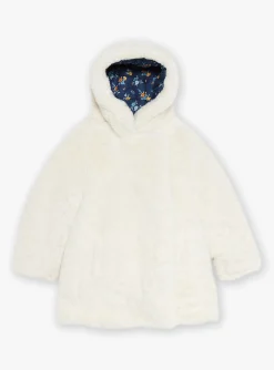 Sergent Major Manteau, Parka & Veste-Doudoune bleu marine et &eacute;crue r&eacute;versible