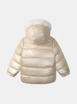 Sergent Major Manteau, Parka & Veste-Doudoune cir&eacute;e dor&eacute; &agrave; capuche