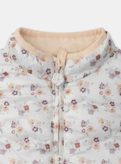 Sergent Major Manteau, Parka & Veste-Doudoune fleuri sans manches réversible
