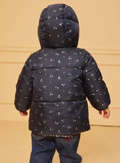 Sergent Major Manteau, Parka & Veste-Doudoune vichy réversible à capuche