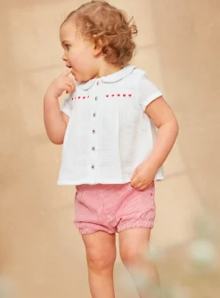 Sergent Major Ensemble, Combinaison & Salopette-Ensemble blouse et short rayé