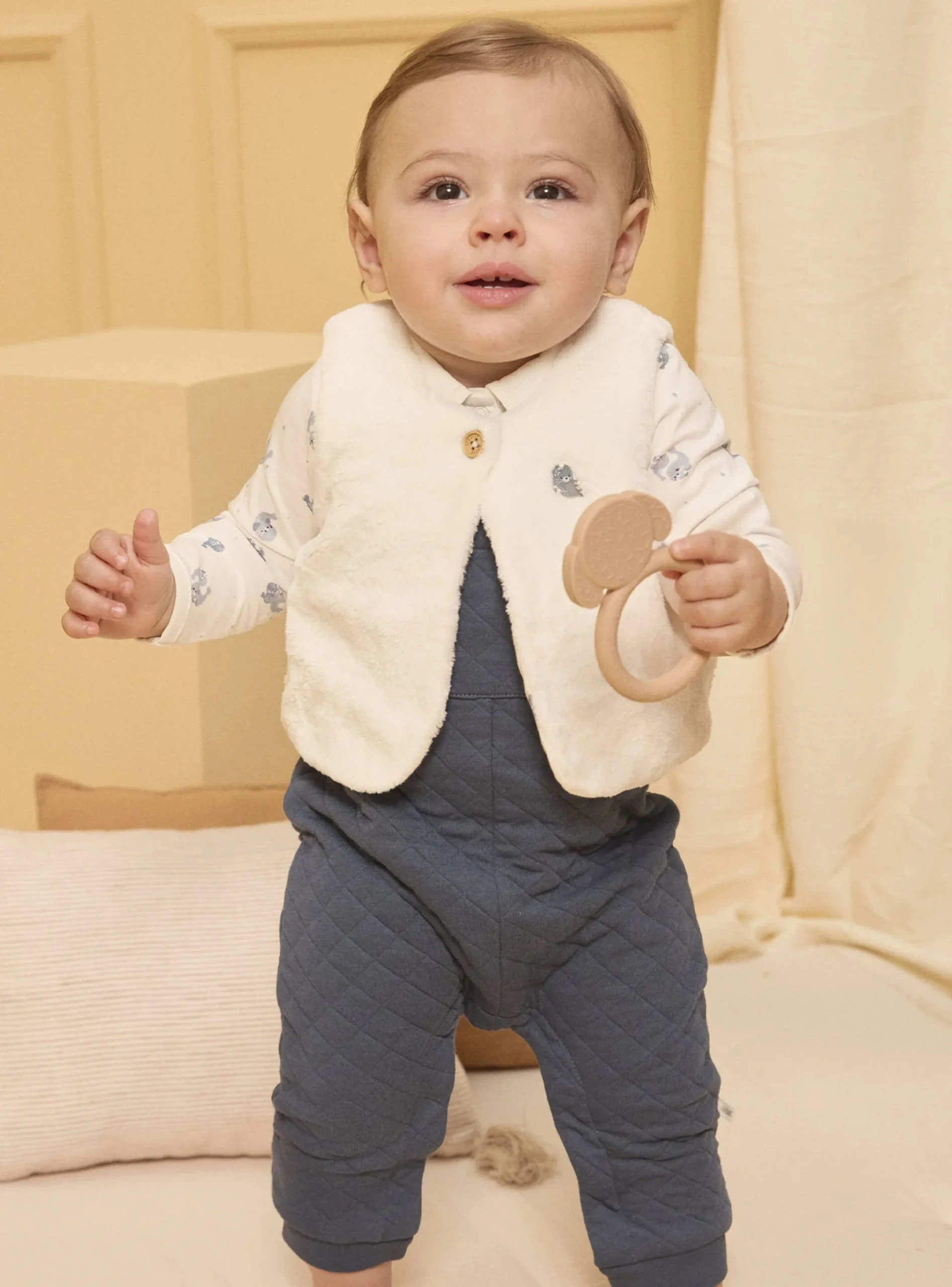 Sergent Major Tenues & Ensembles-Ensemble de jour body + Salopette + gilet