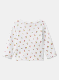 Sergent Major Tenues & Ensembles-Ensemble de naissance en maille ajourée haut + pantalon + bonnet